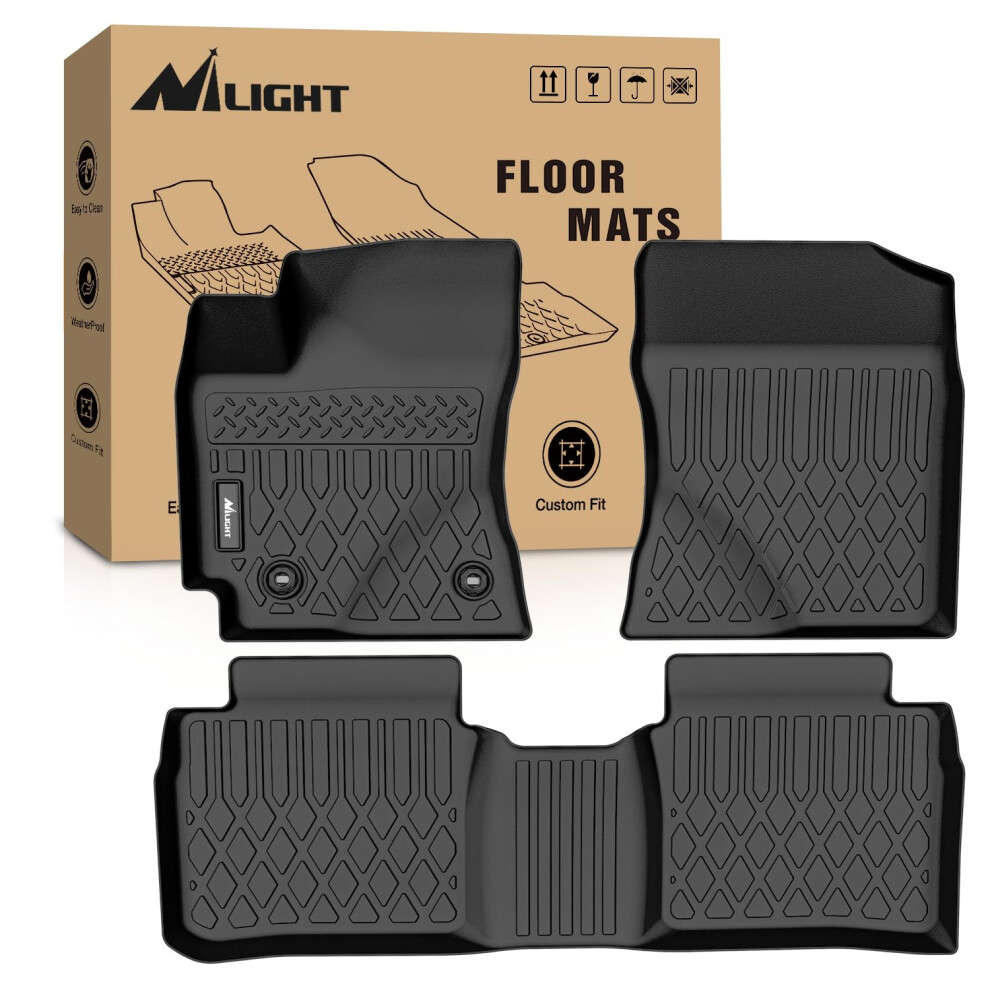 Nilight Tpe Floor Mats For Toyota Corolla Sedan 2014 2015 2016 2017 2018 2019,All Weather Custom Fit Heavy Duty Floor Liners 5051226127397