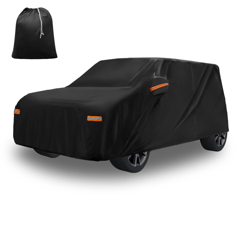X Autohaux Durable Car Cover For Kia Soul (2009-2025) - Waterproof, Windproof, And All-Weather Protection With Door Zipper, 210D-Pu Material 5051224069361