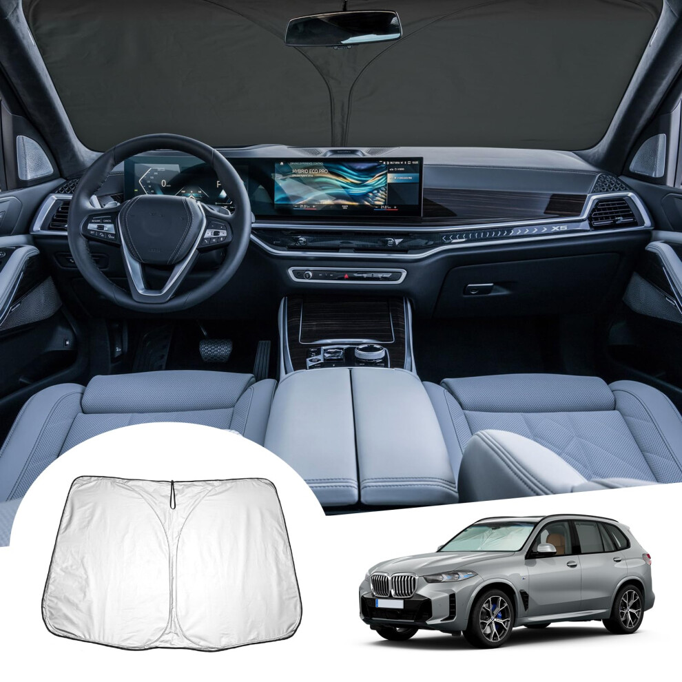 Photos - Blinds GAFAT Compatible with BMW X5 G05 F15 / X6 G06 F16 / X7 G07 -2024 2025 Sunshades, Sun Protection Front Windscreen Inside, 2019