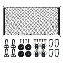 Trunk Storage Net Bag 110x 60CM cm Elastic Storage Net Campervan Storage Storage Net Car Storage Mesh Car Storage Net Bag Cargo Nylon Net For Car
