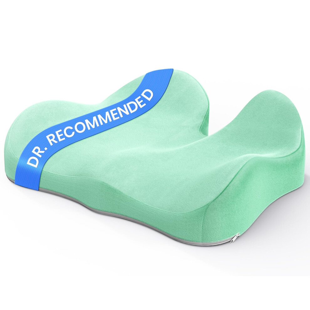 Benazcap Memory Foam Seat Cushions For Tailbone Pain Relief, Office Chair Cushion, Ergonomic Coccyx Cushion For Home, Office, Car And Wheelchair, Car 5051226182112