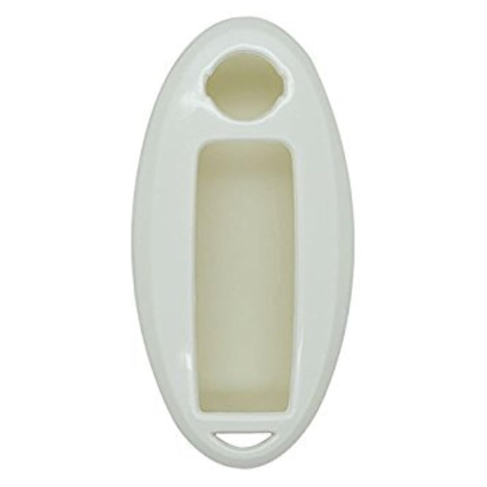 Brovacs Paint Pvc Colour Shell Cover Abs Hard Case Holder Compatible With Nissan Smart Remote Key Fob Sv0500 White 5051226201264