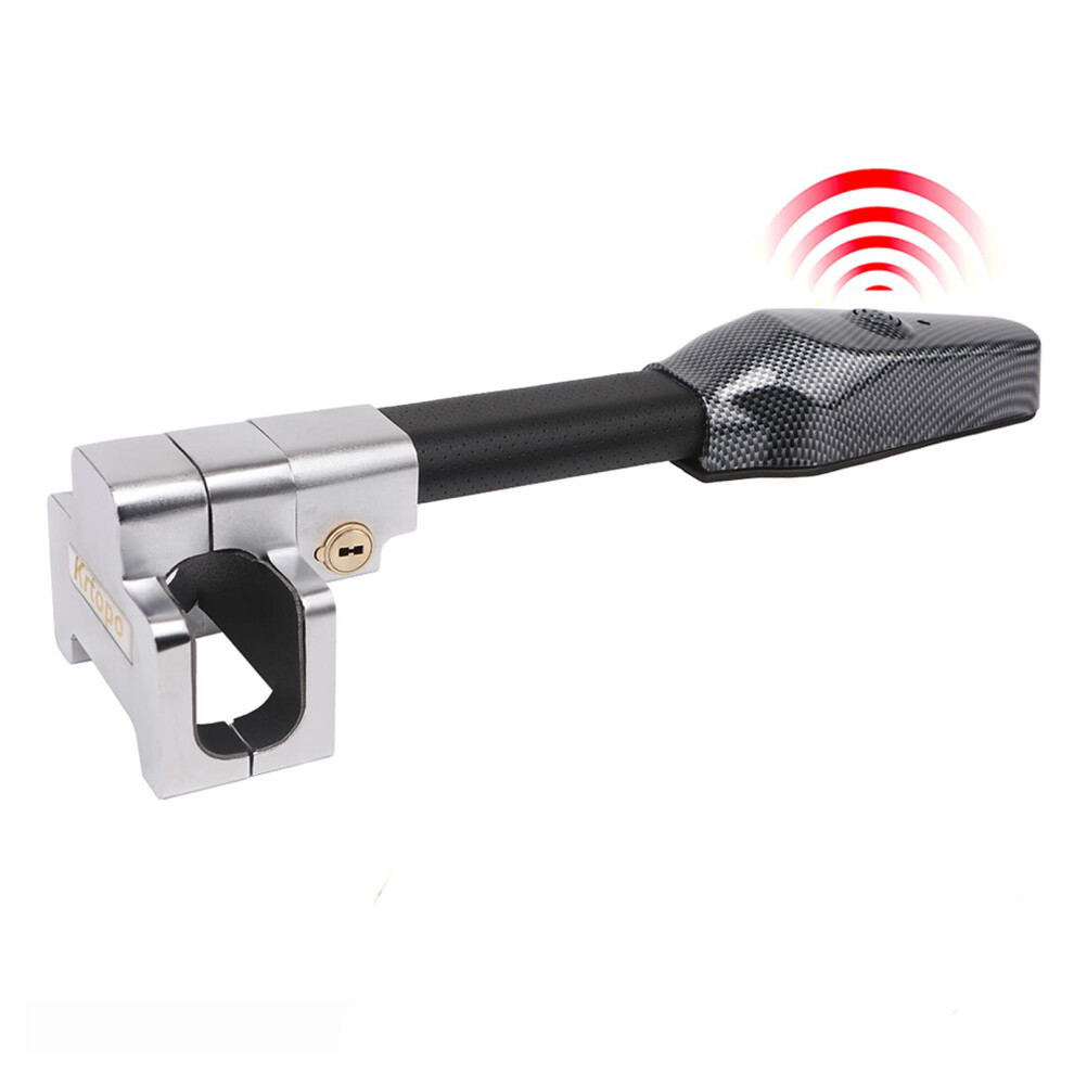 Steering Wheel Lock Car Locking Alarm Retractable Auto Anti-Theft Security T-Lock With Keys 5051224076055