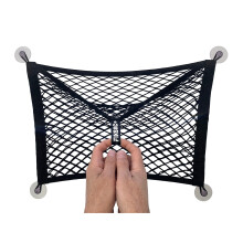 easysac FixSac 3 - Storage Net to Attach with Suction Cups for Commercial Vehicles, Motorhomes, Caravans, Boats, etc. (45 x 40 cm)