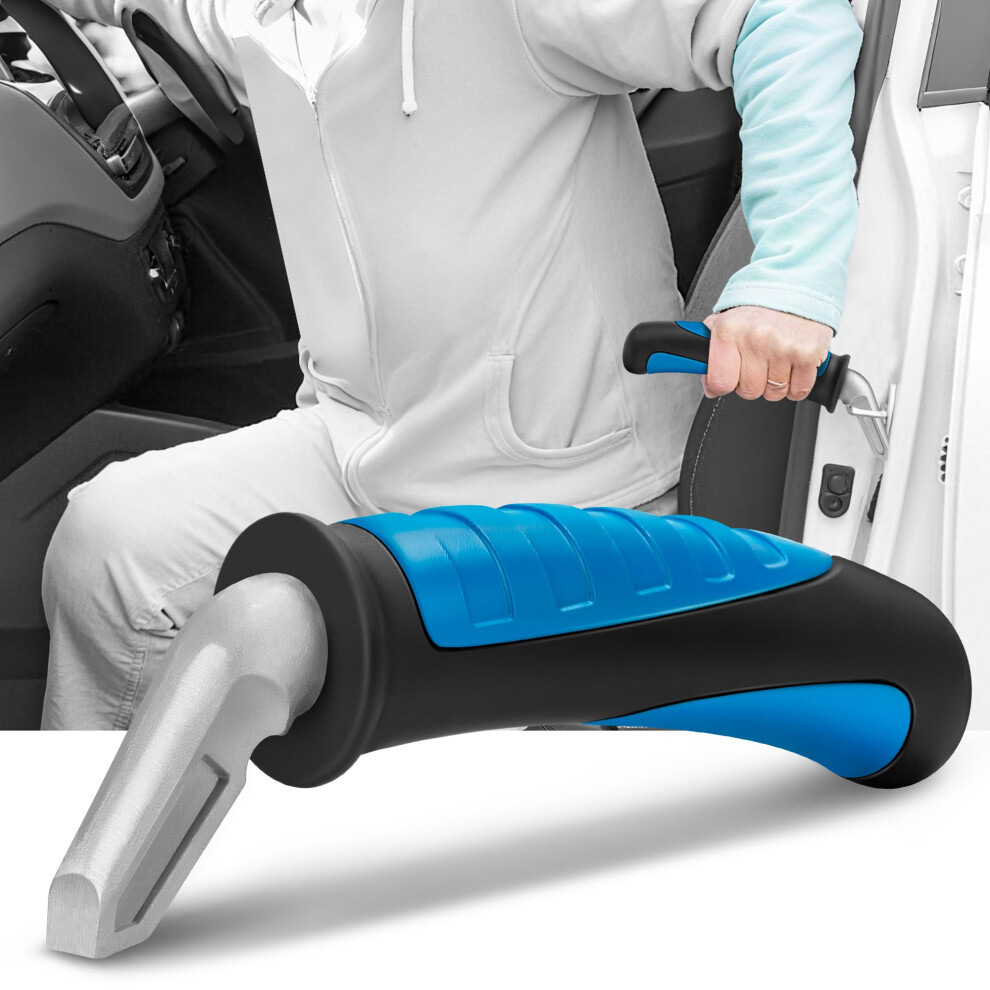 Ninemax Car Door Handle For Disabled Car Handle Mobility Aid To Help Getting Out Of Car,Assistance Handle For Car For Handicapped Elderly () Black/Blue 5051224076086