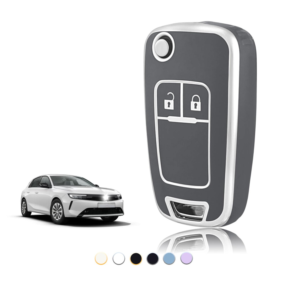 Toomume Car Key Cover, Tpu Case For Chevrolet Trax, Opel, Vauxhall, Adam, Astra, Corsa, Meriva, Mokka, Movano, Zafira, Tourer, Buick - Flip Key 5051224079599