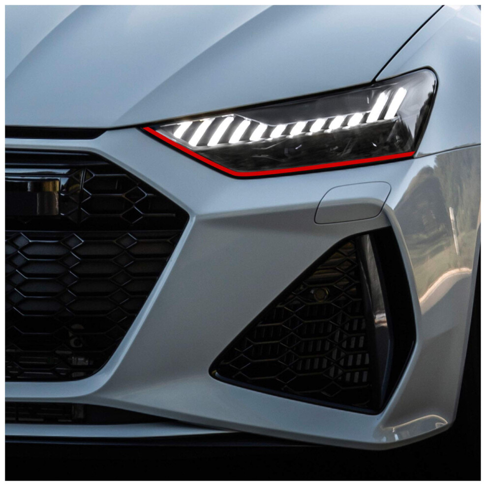 Devil Eye? Headlight Film By Finest-Folia, Stripe For Seat Ibiza, Cupra St, Sc, 6J, Rs 5051224082841