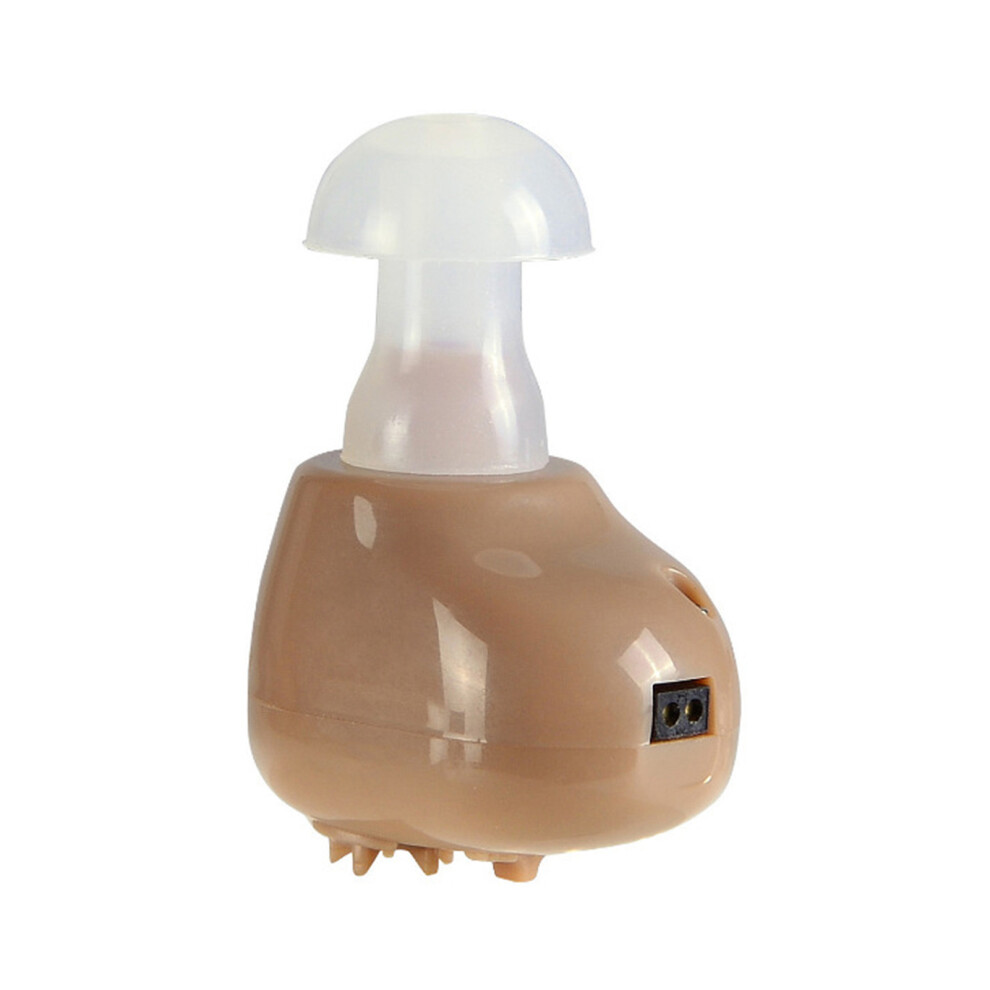 Rechargeable In-Ear Hearing Aid for Seniors - 35dB Gain, 32H Runtime