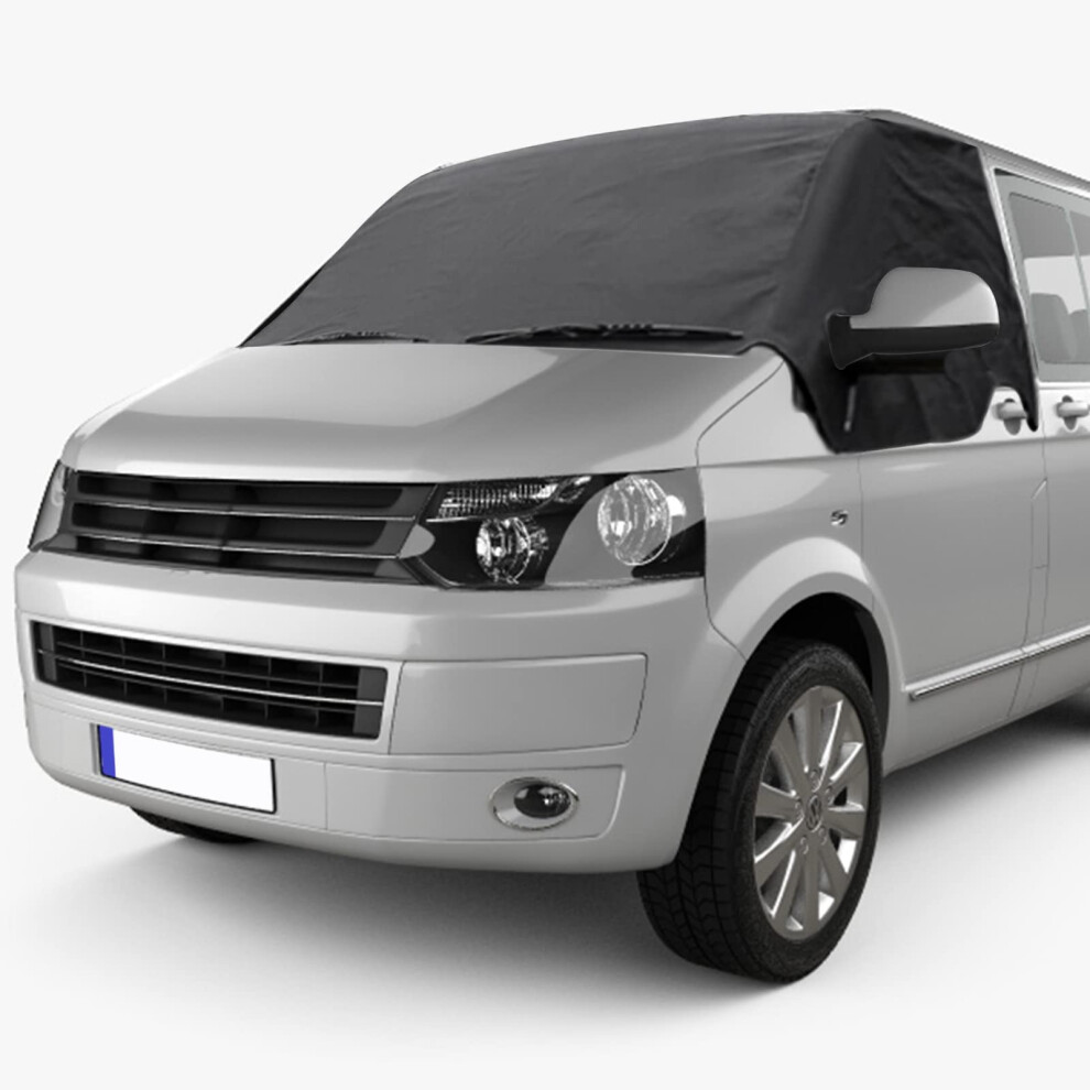 Cicmod Windscreen Cover Front Window Sunshade Frost Snow Screen Wrap Cover For Vw T5 Van - Black 5051226147708