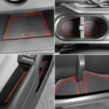 MOCHENT Cup Holder Insert for Subaru Crosstrek 2023 2022 2021 2020 2019 2018 and for Subaru Impreza 2017-2023 Center Console Mat Non-Slip Door Pocket