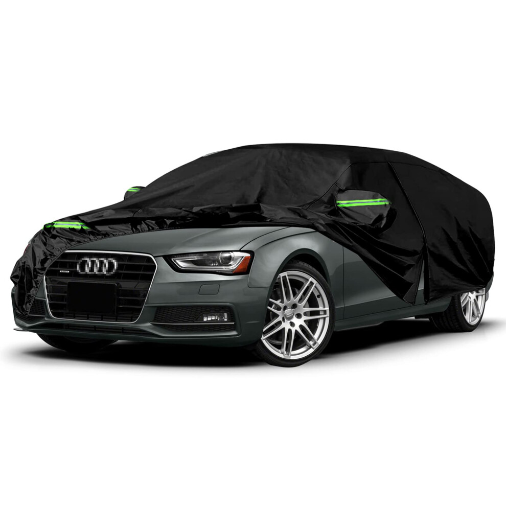 Photos - Car / Motorcycle Cover Waterproof Car Cover Replacement for Audi A4/S4 Sedan 2008- 6 Layers All Weather Full Garage with Zipper Door and Windpr 2025
