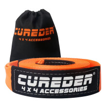 Cureder Tow Strap - 3'' x 30ft Recovery Strap,Lab Tested 35,121 lb Break Strength Snatch Strap, Suitable for Emergency Off-Road Vehicles and Trucks,