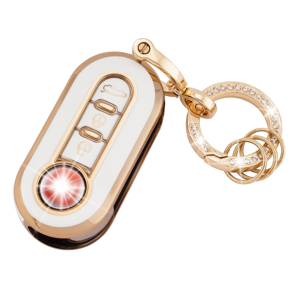 Koaudb For Fiat Key Covers Compatible With Fiat 3 Button 500 500L Brava Bravo Doblo Ducato Fiorino Punto Panda Palio Qubo Scudo Sedici Stilo Lancia 5051224083947