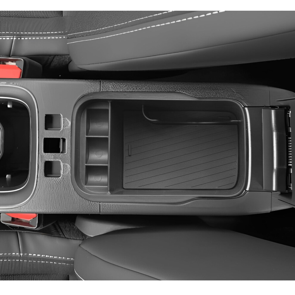 Luwu Compatible With Jeep Avenger 2023 2024 2025 Ev Hybrid Centre Console Armrests Storage Box Glove Box Organiser Car Avenger 2025 Accessories 5051224080175