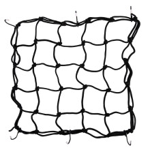 GOOFIT Luggage Cargo Net Helmet Net 15" with Hooks Elasticated Stretchable Replacement for Motorbike ATV Bikes Cars Trucks