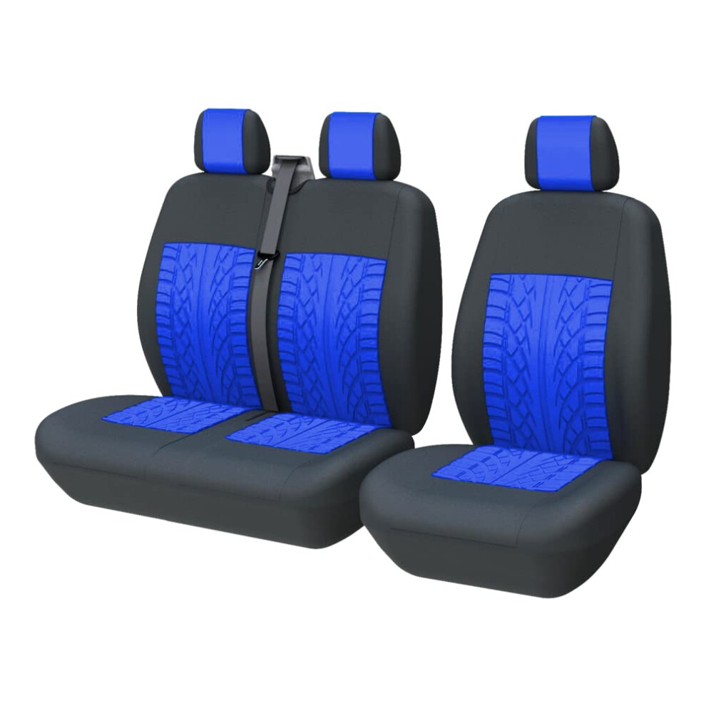 Toyoun Van Seat Covers Universal Fit Most Vans Trucks Lorry Front Seat Cover Single & Double Car Seat Covers For Single Driver And Double Passenger 5051224085965