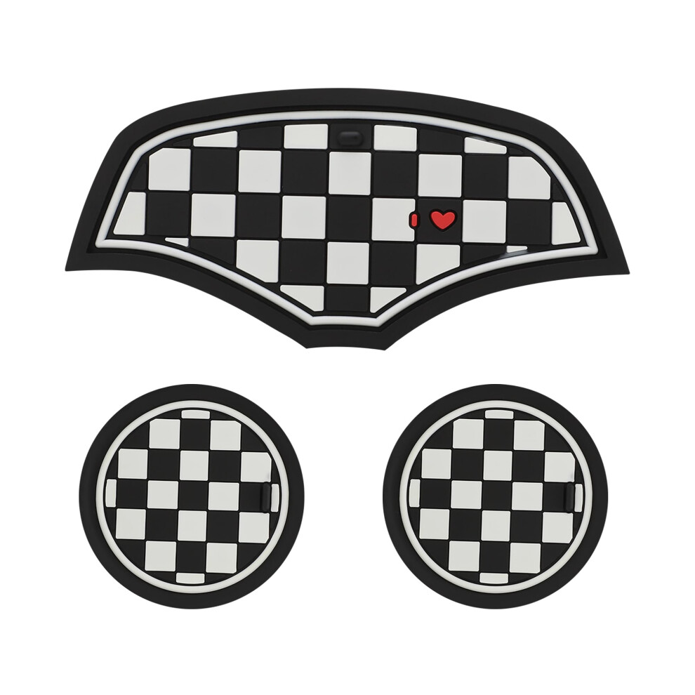 Tomall Cup Coaster Compatible With Mini Cooper Hatchback F55 F56 Silicone Cup Holder Coaster Center Console Storage Box Car Coasters For Cup Holders 5051224089635