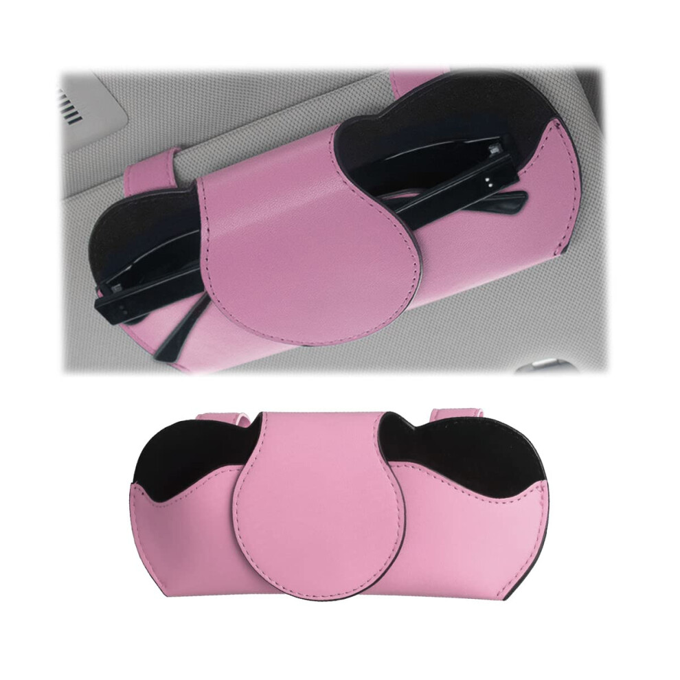 Jnnj Sunglasses Holder For Car Sun Visor, Auto Eyeglasses Organizer Box, Universal Automotive Glasses Holder With Magnetic Closure, Auto Visor