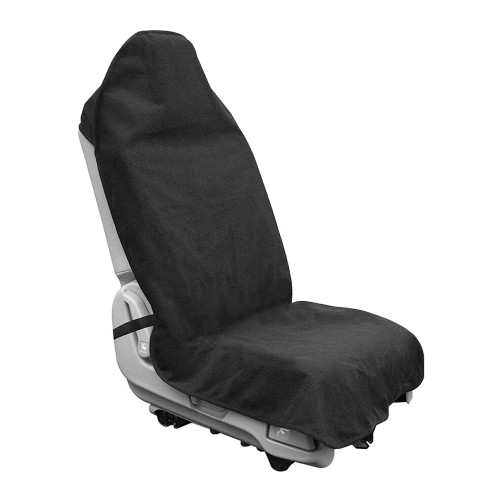 Cgeamdy Seat Protector For Car Seats, Waterproof Car Seat Protector For Front Seats, Auto Interior Accessories Front Seat Protector, Universal Front Black/Grey 5051226141485