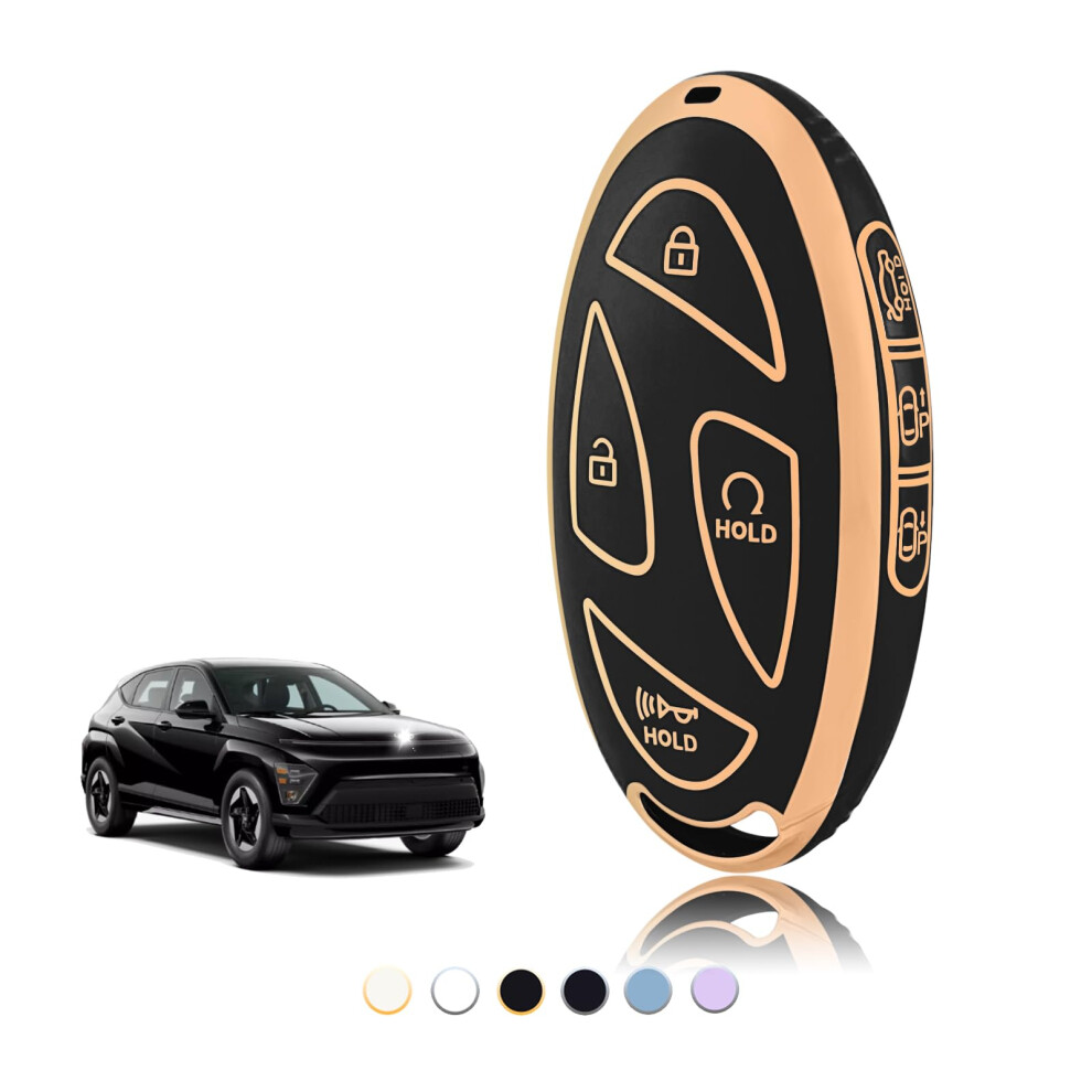 Toomume Car Key Cover Tpu, Car Key Case Fit For Hyundai Tucson Nx4 Kona Sx2 Ioniq 6 Grandeur Gn7 Grand Prix Azera Elantra Sonata, Protective Key Fob 5051226201134