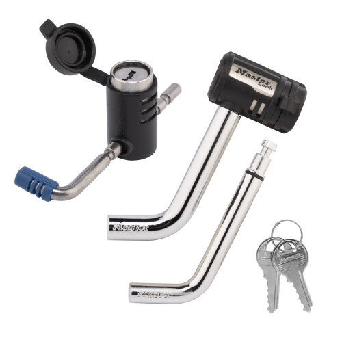 Master Lock Master Lock 2848DAT Key Alike Set with Receiver and Coupler Latch Locks, 2-Piece Set