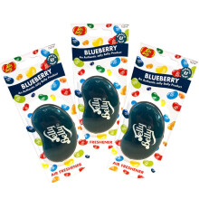 (PACK OF 3) Jelly Belly 3D Blueberry Air Fresheners Car Van Taxi Truck Cab Air Fragrance