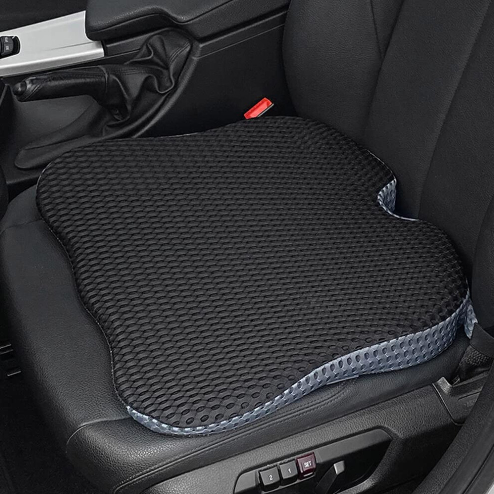 Foundcool Universal Memory Foam Car Seat Cushion For Driving Wedge Adult Booster Support Driver Seat Cushions Tailbone Back Pain Pressure Relief 5051226181214