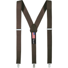 Men's suspenders with clips Y-back design 1 pair