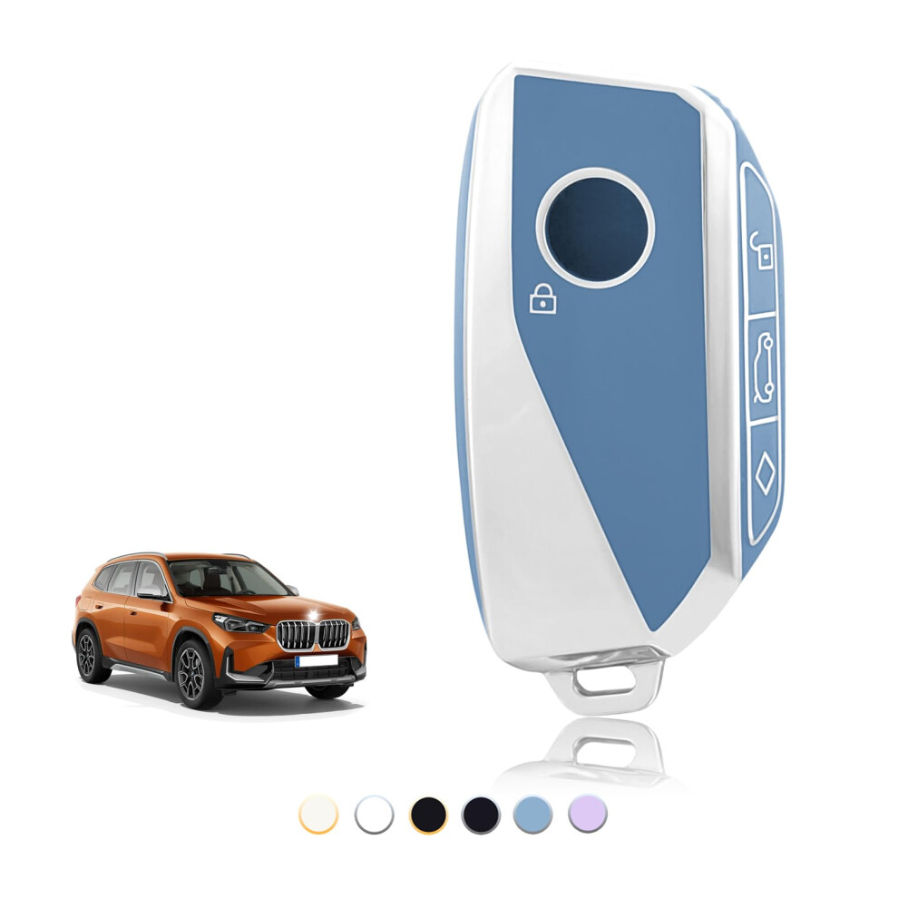 Toomume Car Key Cover Tpu, Car Key Case Fit For Bmw 2/3/5/7 Series U06 X1 U11 X2 U10 X4 X5 X6 X7 Xm Ix Ix1 I4 I5 I7 M3 M5 G05 G07 G70 G81, Protective 5051224093106