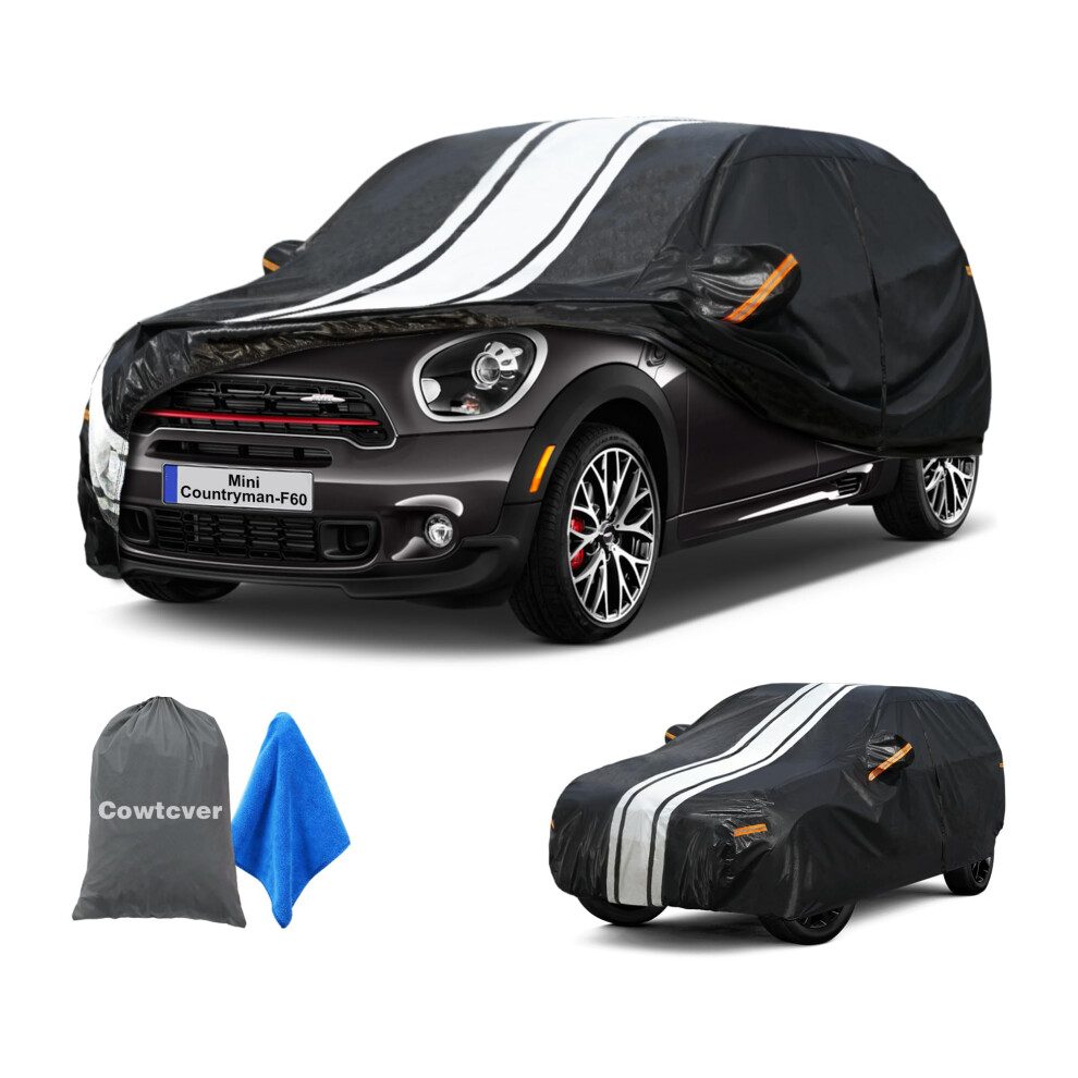Cowtcver Mini Car Cover Waterproof Breathable Allweather, Outdoor Cover Custom Fit Mini Countryman 2010-2024, 10 Layers Full Car Cover Snow Sun Rain 5051224094653