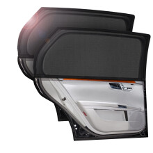 Akapola Car Window Shades for Baby, 2 Pack Stretchable & Breathable car Rear Side Window Sun shades, Car Sun Shade For Kids Effectively Blocks UV Rays