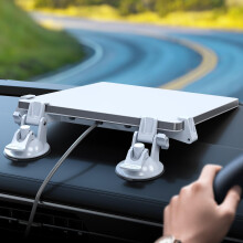 DuHeSin for Starlink Mini Car Mount for Dashboard, for Starlink Mini Suction Cup Mount for Dashboard & windshield, Secure Mounting Kit for Most