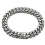 Κολιέ χιπ χοπ από ανοξείδωτο ατσάλι Miami Cuban Link Chain 6-22mm για άνδρες, ασημί χρώμα - 1