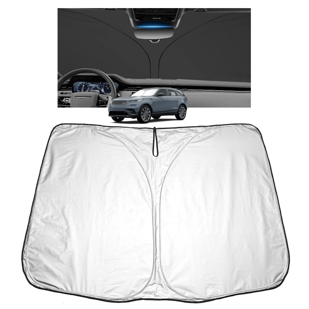 Gafat Compatible With Land Rover Range Rover Velar L560 2017-2025 Sun Protection Front Windscreen Inside, Windscreen Parasol Sun Visor, Cooling, Uv 5051224091188