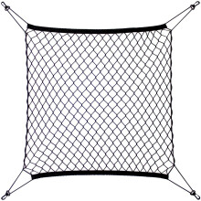 iGadgitz Home U7115 Cargo Net, Car Boot Storage Organiser - Black