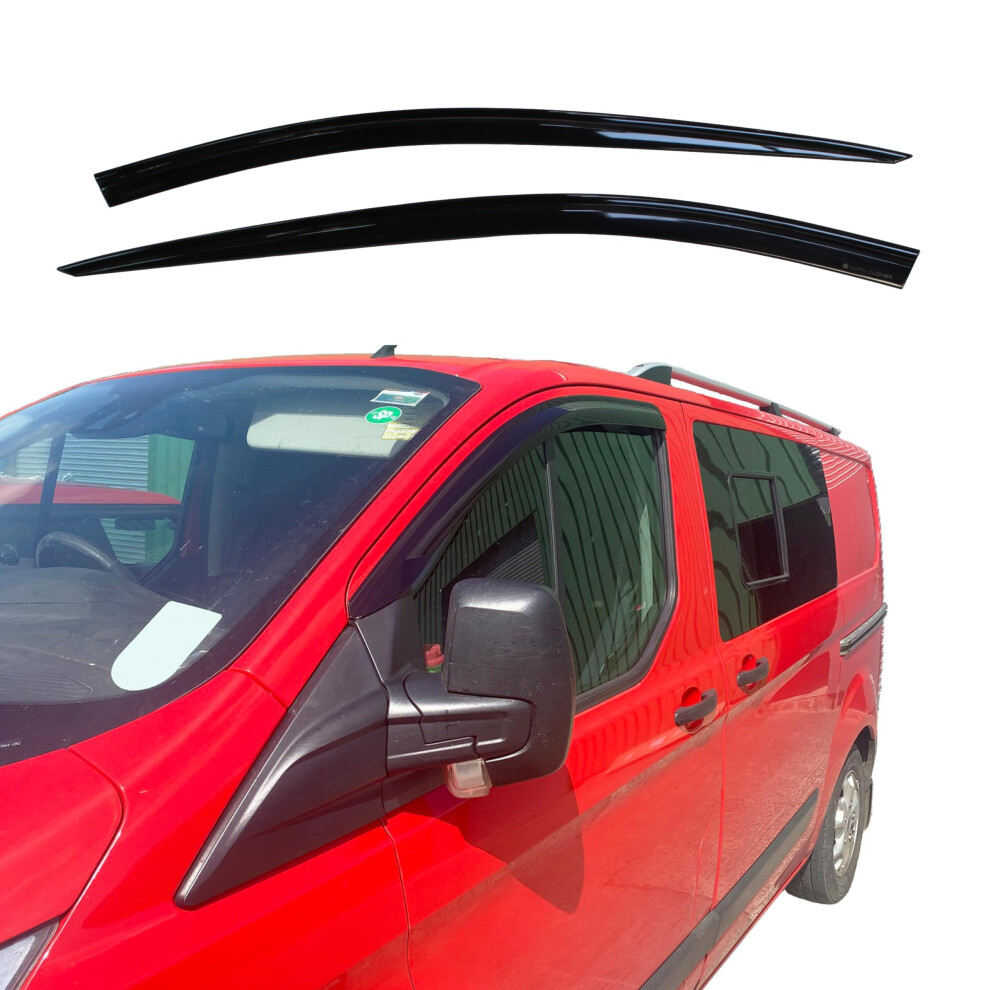Auto Clover Wind Deflectors Set For Ford Transit Custom 2012+ (2 Pieces) 5051226120237