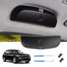 LUWU Compatible with BMW X1 X2 X3 X5 1 3 5 7 Car Sunglasses Holder Car Glasses Holder Sunglasses Holder Glasses Case Interior Accessories Car Glasses