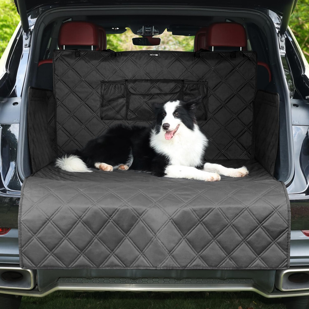 Kyg Car Boot Protector For Dogs, Non-Slip Waterproof Liner, Tear-Resistant Universal Dog Boot Liner, Side/Bumper Protection For Trucks And Suvs, 105 * 5051226123498