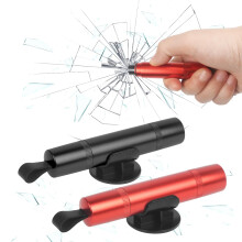 ZUYIST 2PCS Safe Hammer for Car Windows, Portable Car Window Breaker for Cars with Seat Belt Cutter Aluminum Alloy Escape Tool Glass Quick Emergency