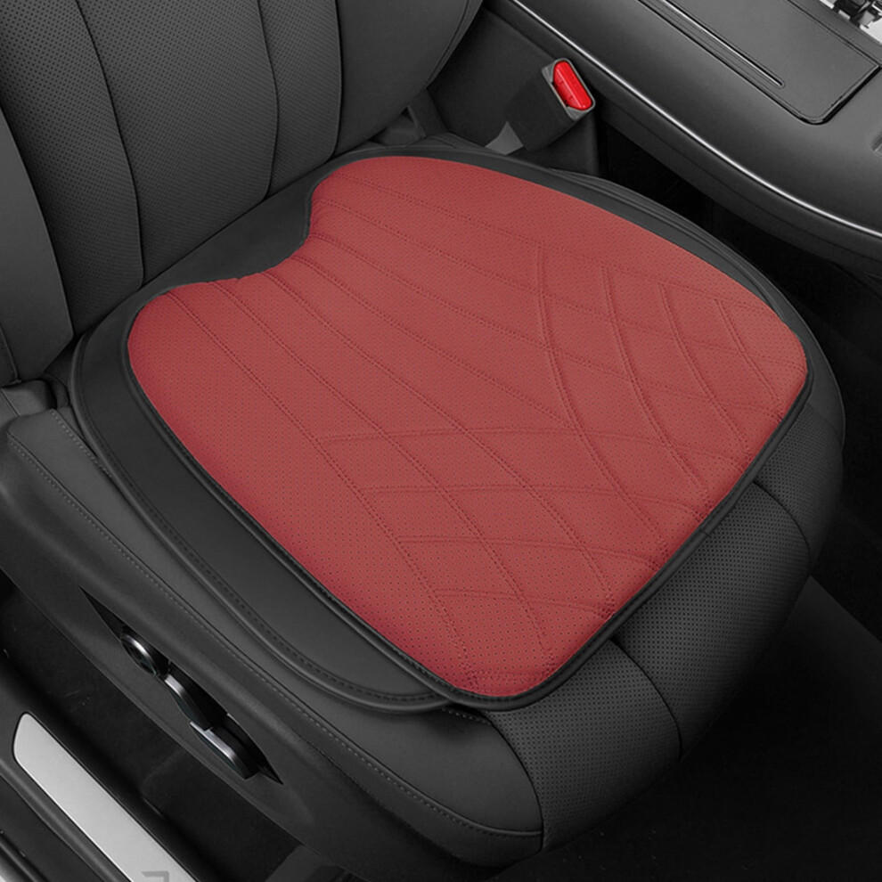 Car Seat Cushion For All Seasons Universal In Car Drivers Seat Summer New Cushion Summer Height Increasing Cushion Red 9448483113441
