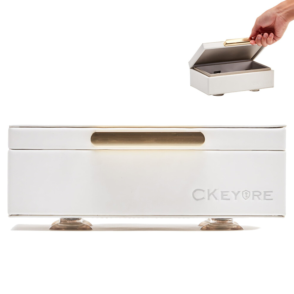Ckeyure Key Box | Faraday Box For Car Keys | Car Key Signal Blocker Box | Rfid | Magnetic Closure | Signal Blocking For Car Security | One Hand 5051224101245