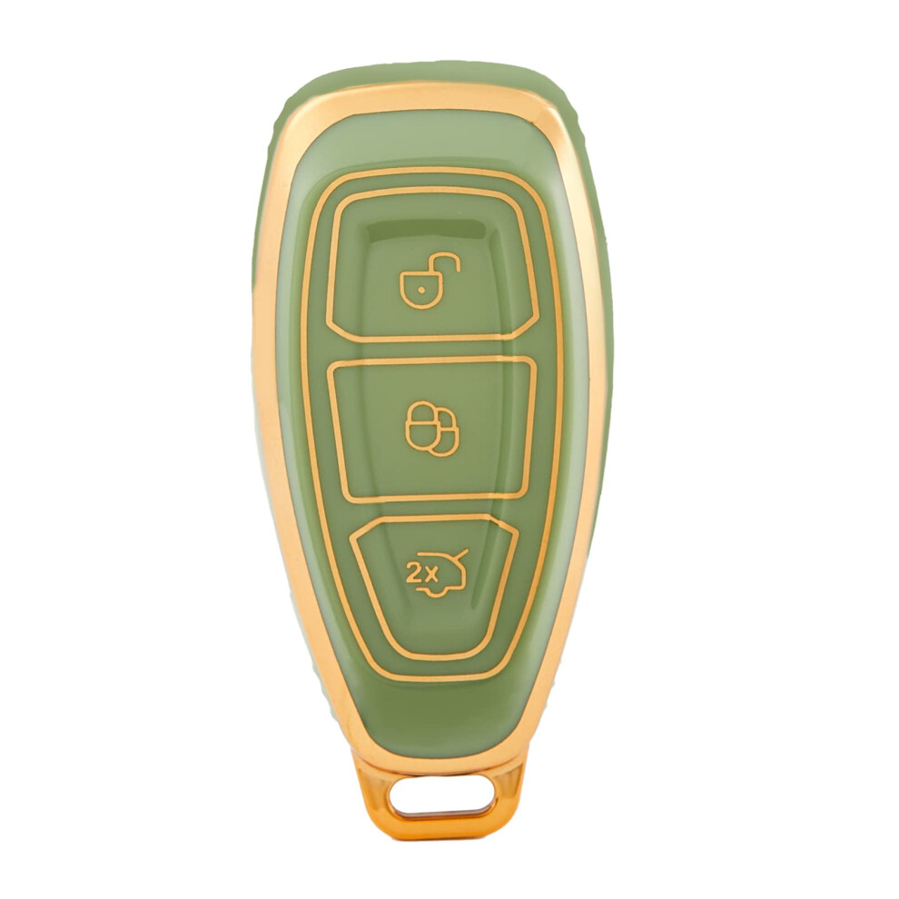 Offcurve Car Key Cover Car Key Case Key Fob Cover Car Key Protector Compatible With Ford Fiesta Focus Kuga Fusion Mondeo Ecosport Explorer Edge Ranger 5051226206115