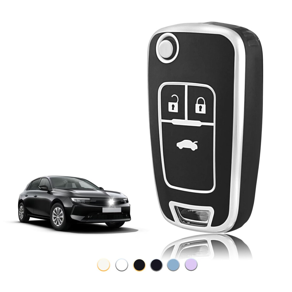 Toomume Car Key Cover Tpu, Car Key Case Fit For Opel Vauxhall Insignia Astra Corsa Zafira Mokka Adam Antara Cascada Meriva Movano Vectra, Protective 5051224099276