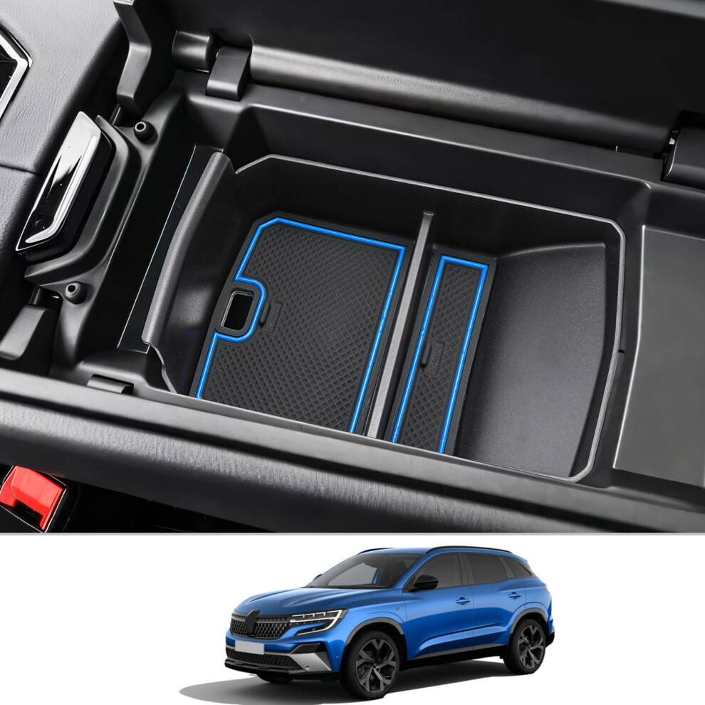 Cdefg Compatible With Renault Austral/Espace 6/Rafale 2024 2023 Centre Console Glove Box Armrest Storage Box Car Centre Console Organiser Tray Austral 5051226183539