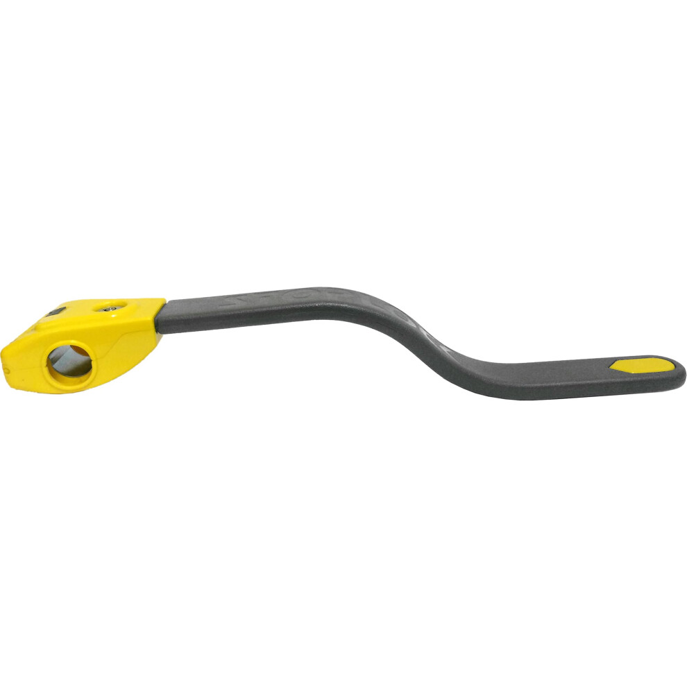 Stoplock Hg 134-59 Original Anti-Theft Key Lock Steering Wheel Lock - Anti-Theft Security Deterrence Device For Cars And Other Vehicles, Yellow 5051224106295