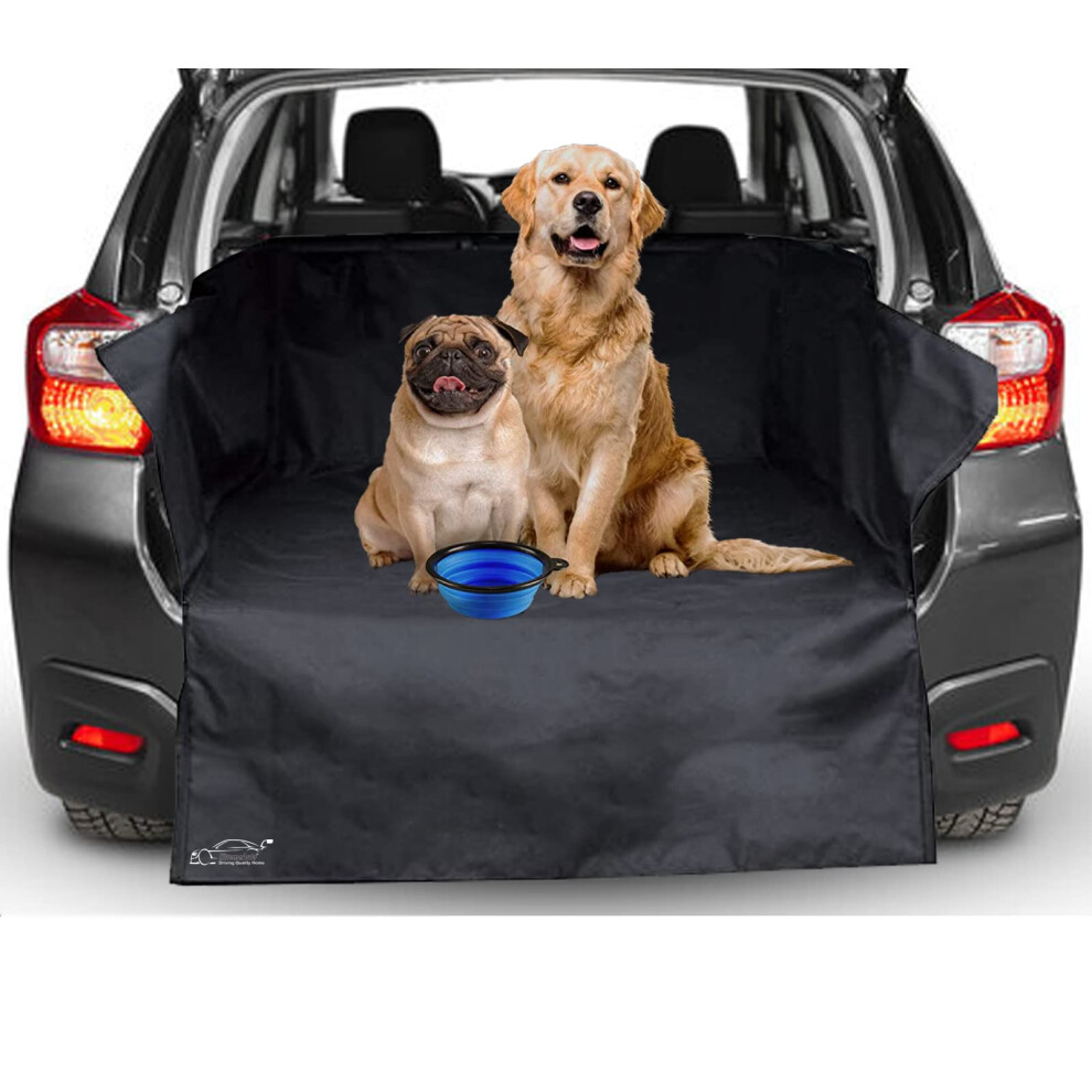 Xtremeauto? Universal Direct Fit Advanced Car Boot Liner Protector Complete With Bumper Flap Black 5051226140716