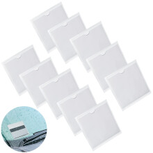 Hotop 10 Pack Parking Permit Holder, Ticket and Note Holders for Car, Van, Caravan Windscreen?105 x 105 mm?