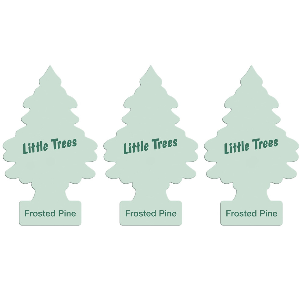 Little Trees Air Freshener Tree Ltz088 Frosted Pine Fragrance For Car Home Boat Caravan - Triple Pack 5051224107254