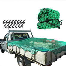 sigaer Safety Net Cargo Net For Pickup Truck, Truck Cargo Netting And Roof Rack Cargo Net Trailer Luggage Net Heavy Duty Tie-Down Mesh(Color : Green,