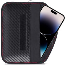 Samfolk Faraday Pouch for Phones and Car Keys, Anti-Tracking Mobile Phone Case, RFID Faraday Pouch, Blocking Signal Keyless Entry Car Keys Case,
